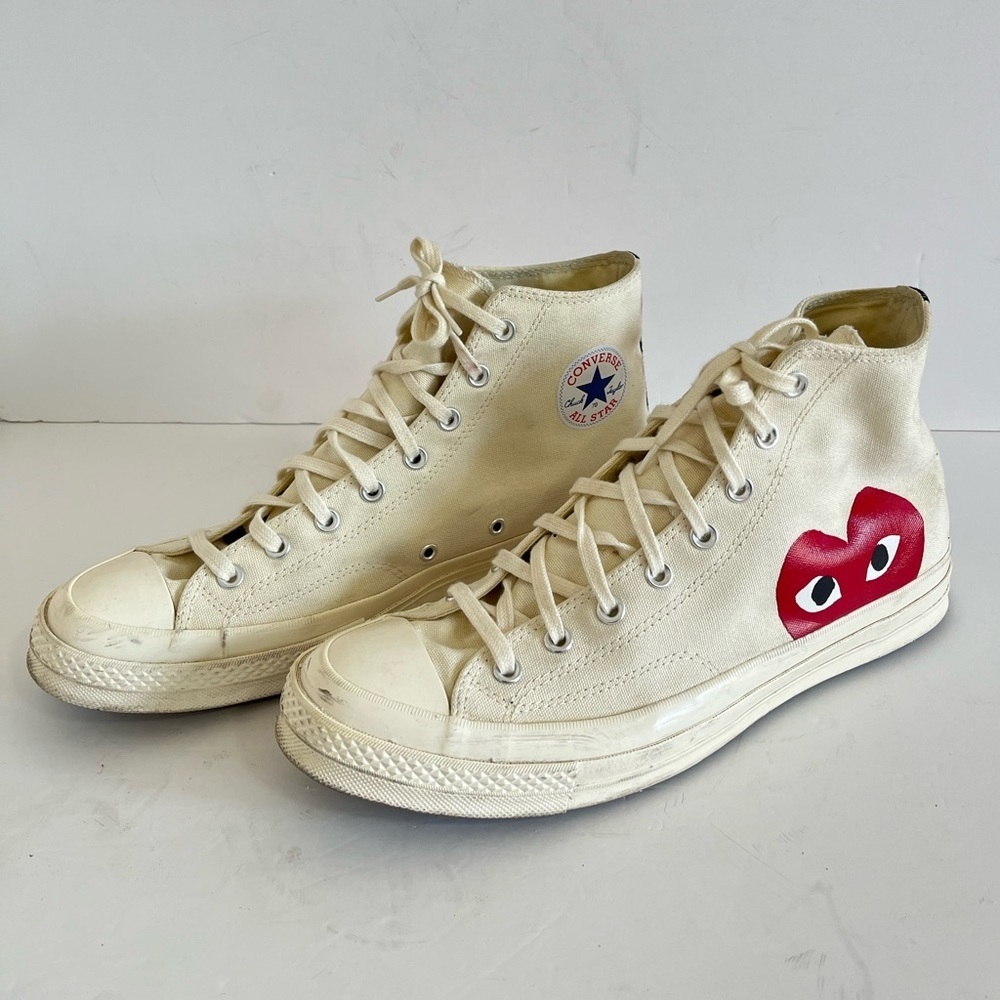 Converse Comme des Garcons Chuck Taylor Sneakers Men 12 Women 14 - Picture 2 of 10